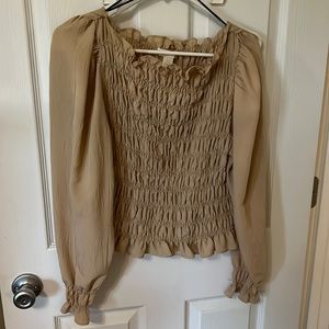 H&M smocked top